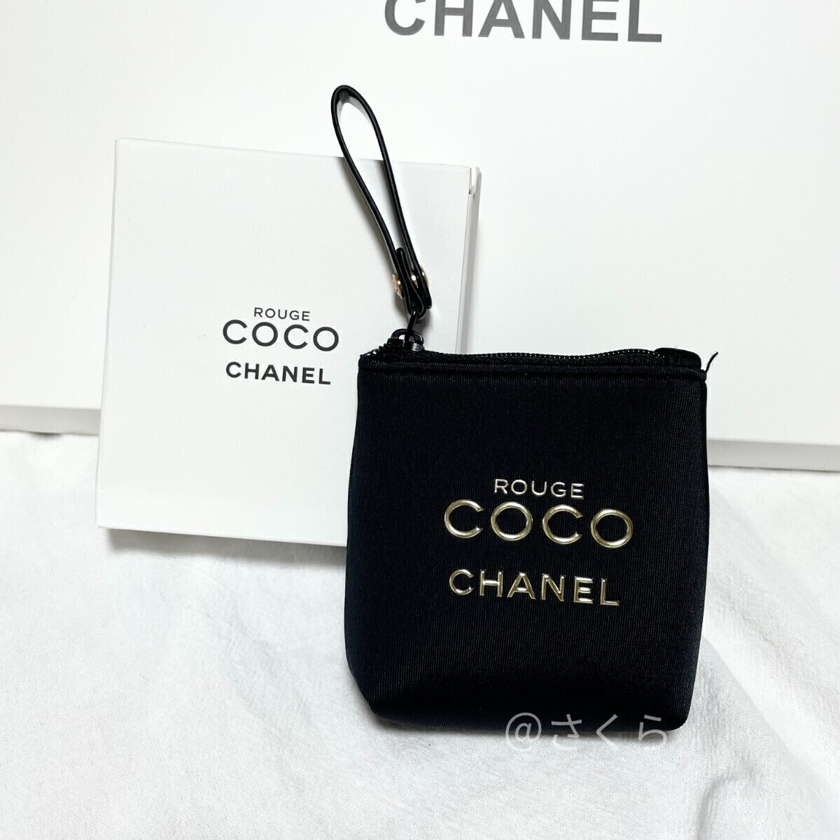 シャネル ノベルティ ポーチ コインケース CHANEL 2025最新シャネル ノベルティ ミニポーチ ルージュROUGE