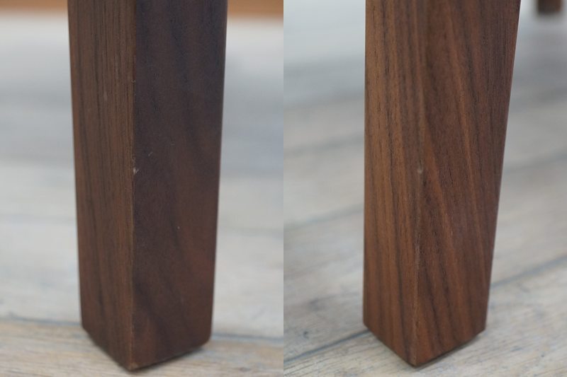 東ハ:【ACTUS/アクタス】OWN D/CHIR ウォールナット ダイニングチェア 2脚セット 木製イス 食卓椅子 リビング家具 _画像8