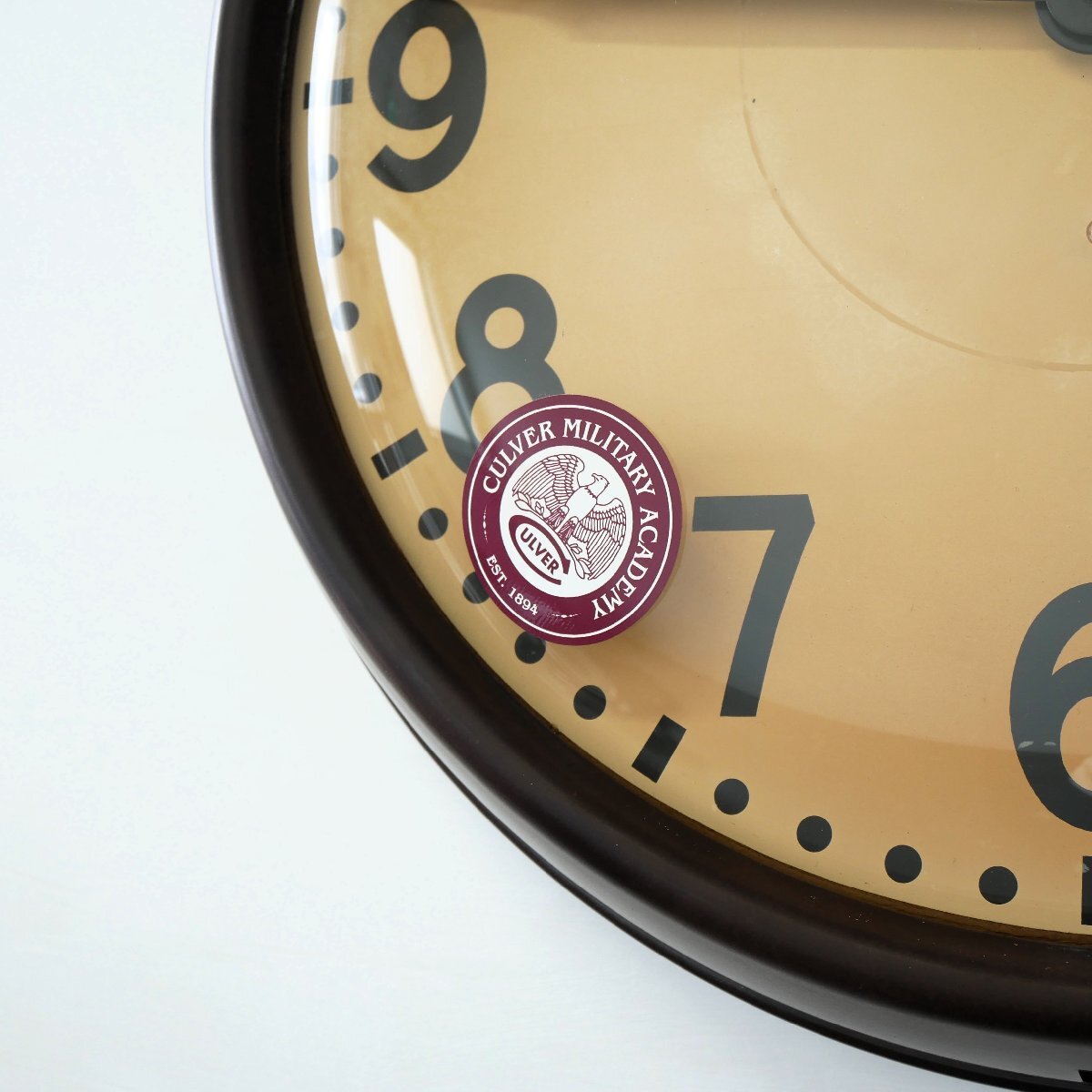 GE 壁掛けスクールクロック　ゼネラルエレクトロニック レアカラー!! サイズ大!! GENERAL ELECTRIC ゼネラル