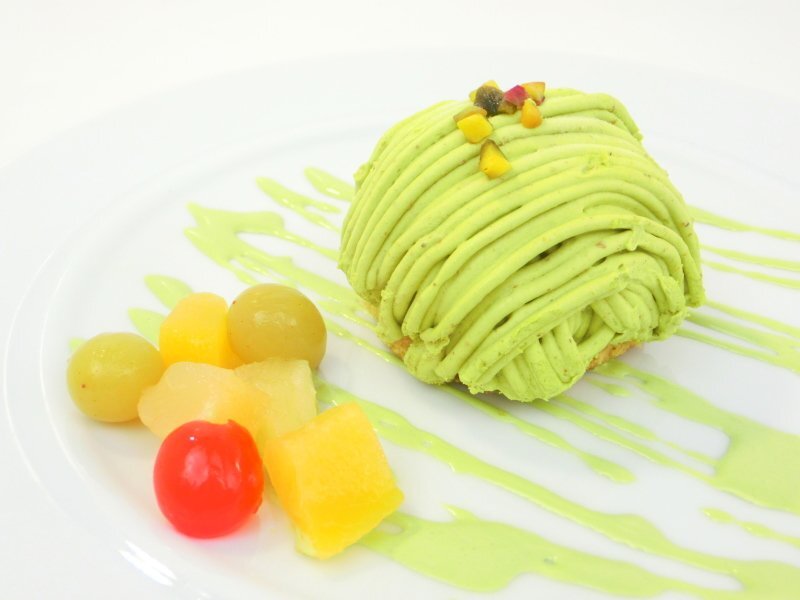 【Max】香ばしいピスタチオの風味♪ピスタチオモンブラン 4個入 220g 冷凍_画像6