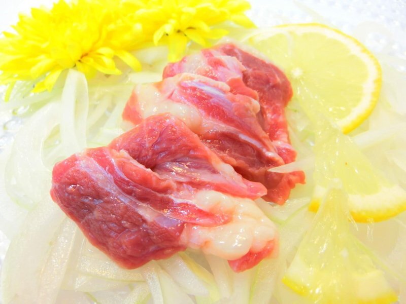 【Max】生食用 馬刺し 中落ち カルビ 50g×10個　500ｇ 個食包裝