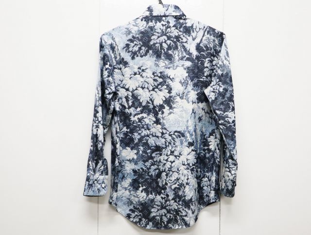 LOUIS VUITTON ルイヴィトン モノグラムタペストリー 長袖シャツ サイズXS RM211M ZOG HKS16W 21SS 【中古】