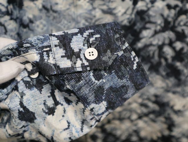 LOUIS VUITTON ルイヴィトン モノグラムタペストリー 長袖シャツ サイズXS RM211M ZOG HKS16W 21SS 【中古】