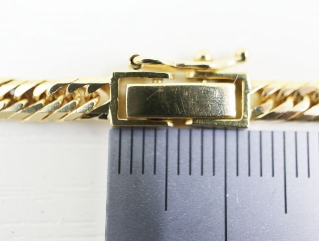 K18 キヘイ 喜平 アンクレット 8面トリプル 10.2ｇ 8メントリプル 18金 イエローゴールド 750 YG 【中古】 ジュエリー