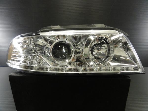 Audi старый стиль look LED передняя фара передняя фара A4 B5 указатель поворота LED 1996~2001y внутренний металлизированный