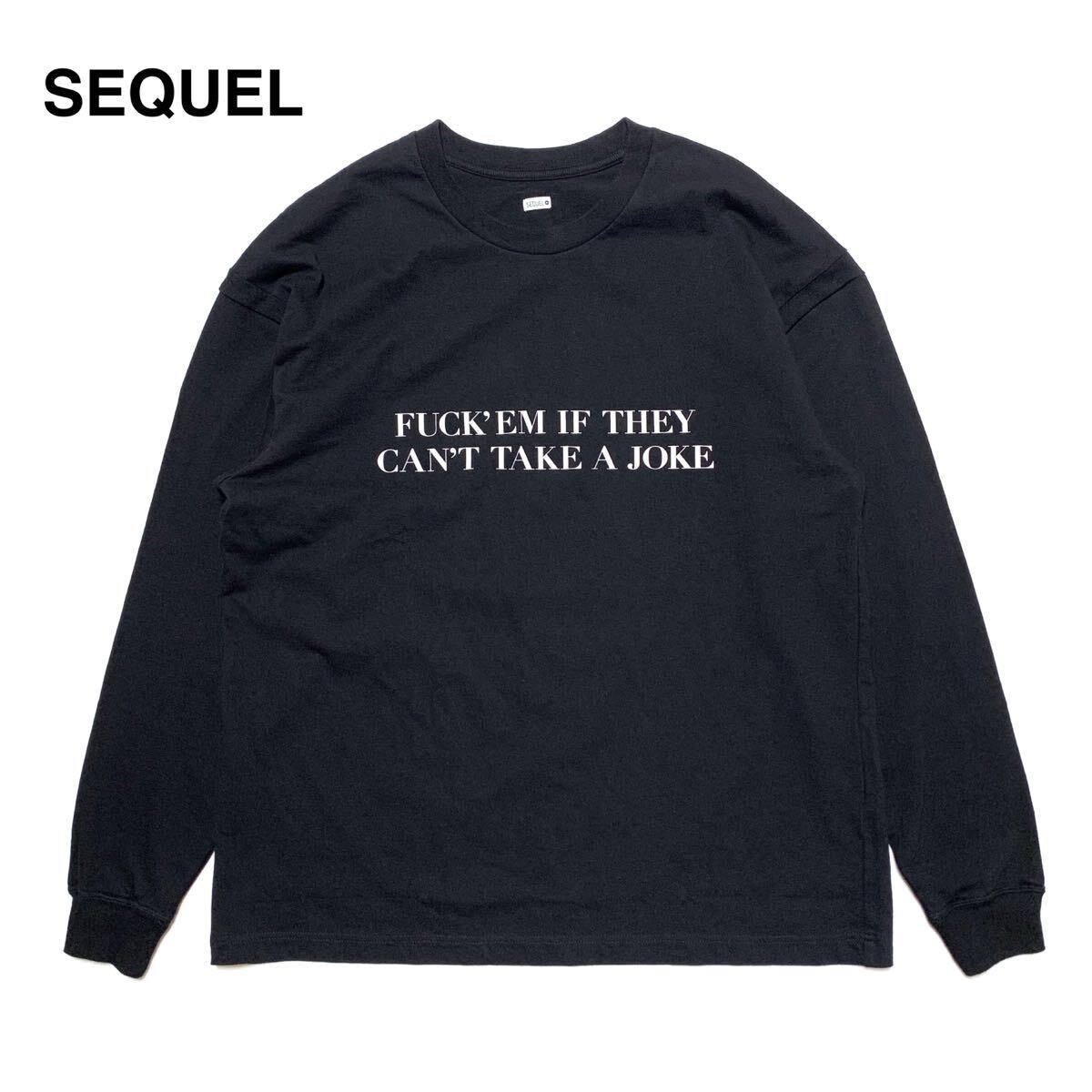 SEQUEL シークエル フラグメント ロンT 未使用 SEQUEL シークエル 両面プリント 長袖 Tシャツ