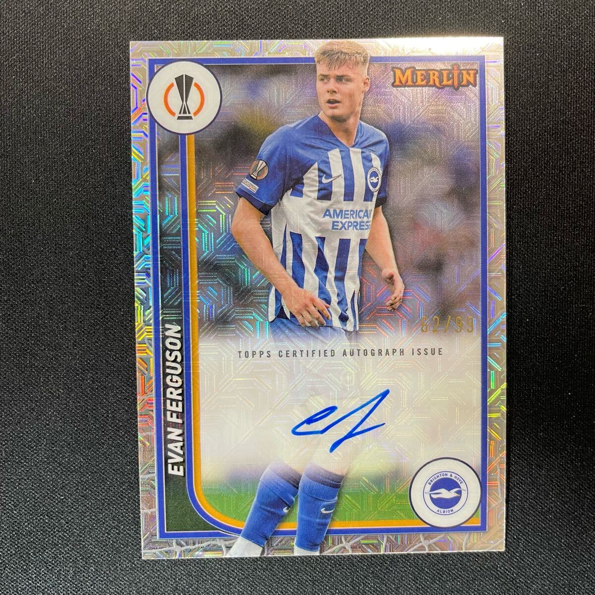 22-23 Topps Merlin LARSSON 直筆サインカード Auto 2023-24