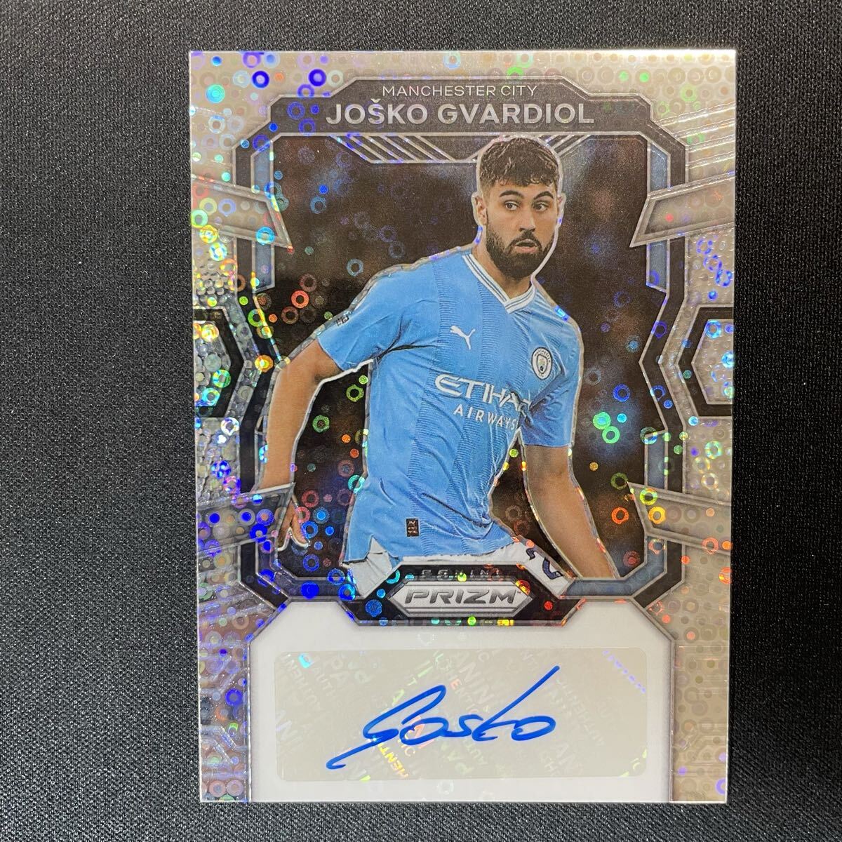 23-24 PANINI PRIZM GUDJOHNSEN 直筆サインカード 2023-24 Panini Prizm EPL Breakaway Josko Gvardiol Auto