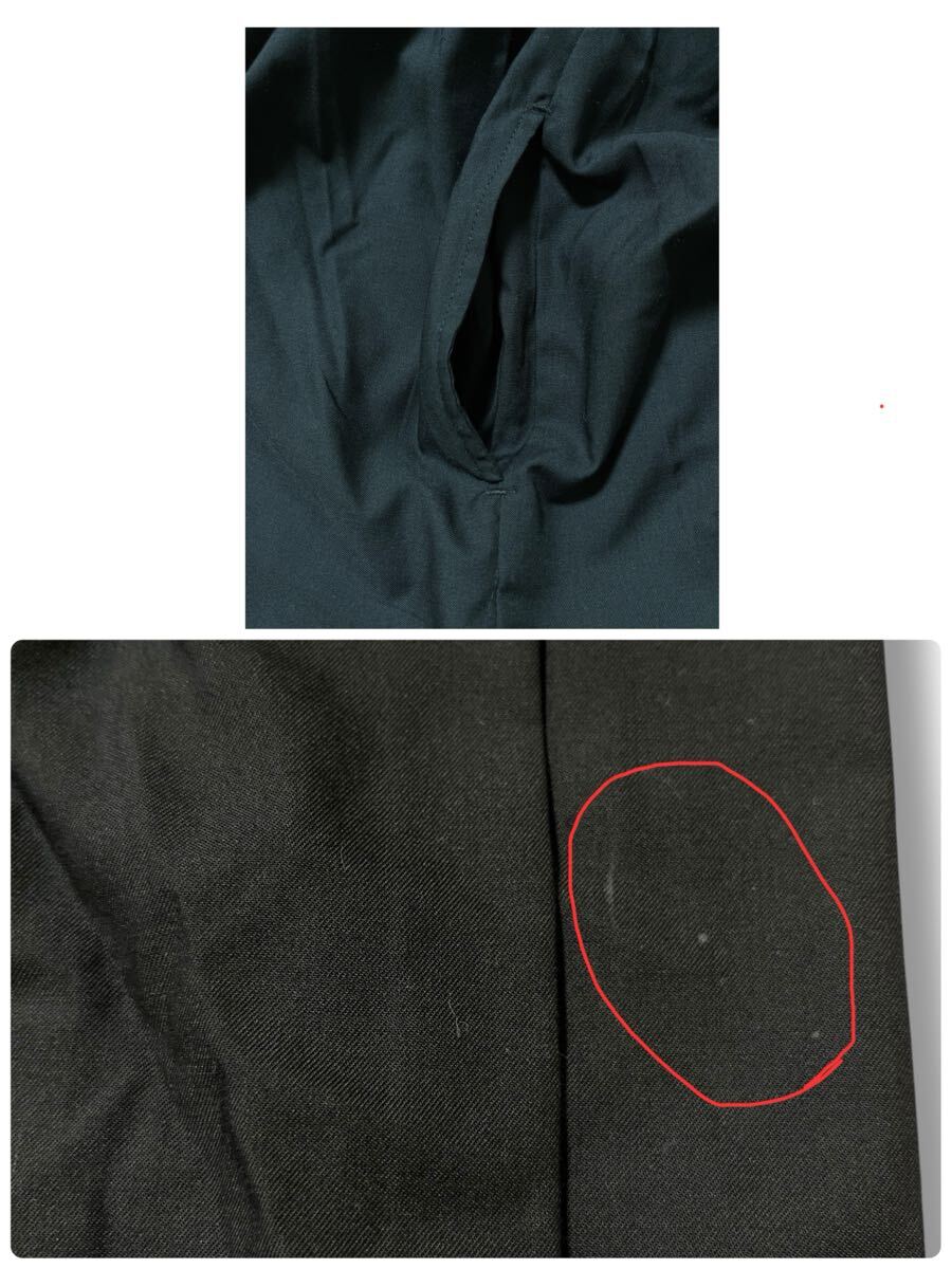 AMERICAN HOLIC ロングシャツワンピース ブラック M ●洗濯プレス済●ネコポス可● ゆったり シンプル ワンピース ロング 古着/435_画像6