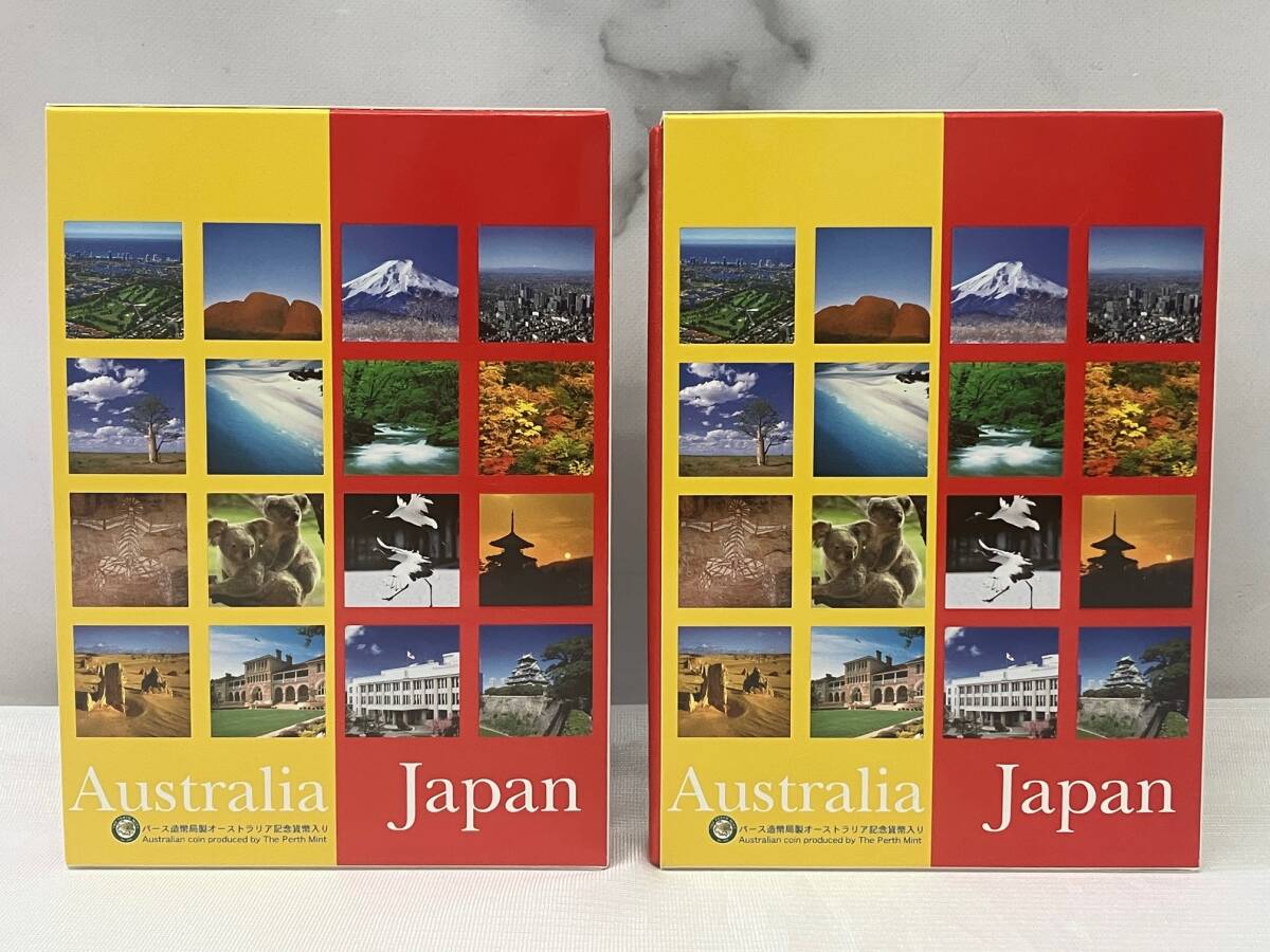 日豪交流年プルーフ貨幣セット 造幣局 オーストラリア純銀メダル入り