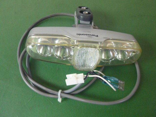 30日保証／電動アシスト自転車 Panasonic Lithium ViVi DX／BE-END632T2用 かご下LEDフロントライト／ NKL771（管7072802）_画像2