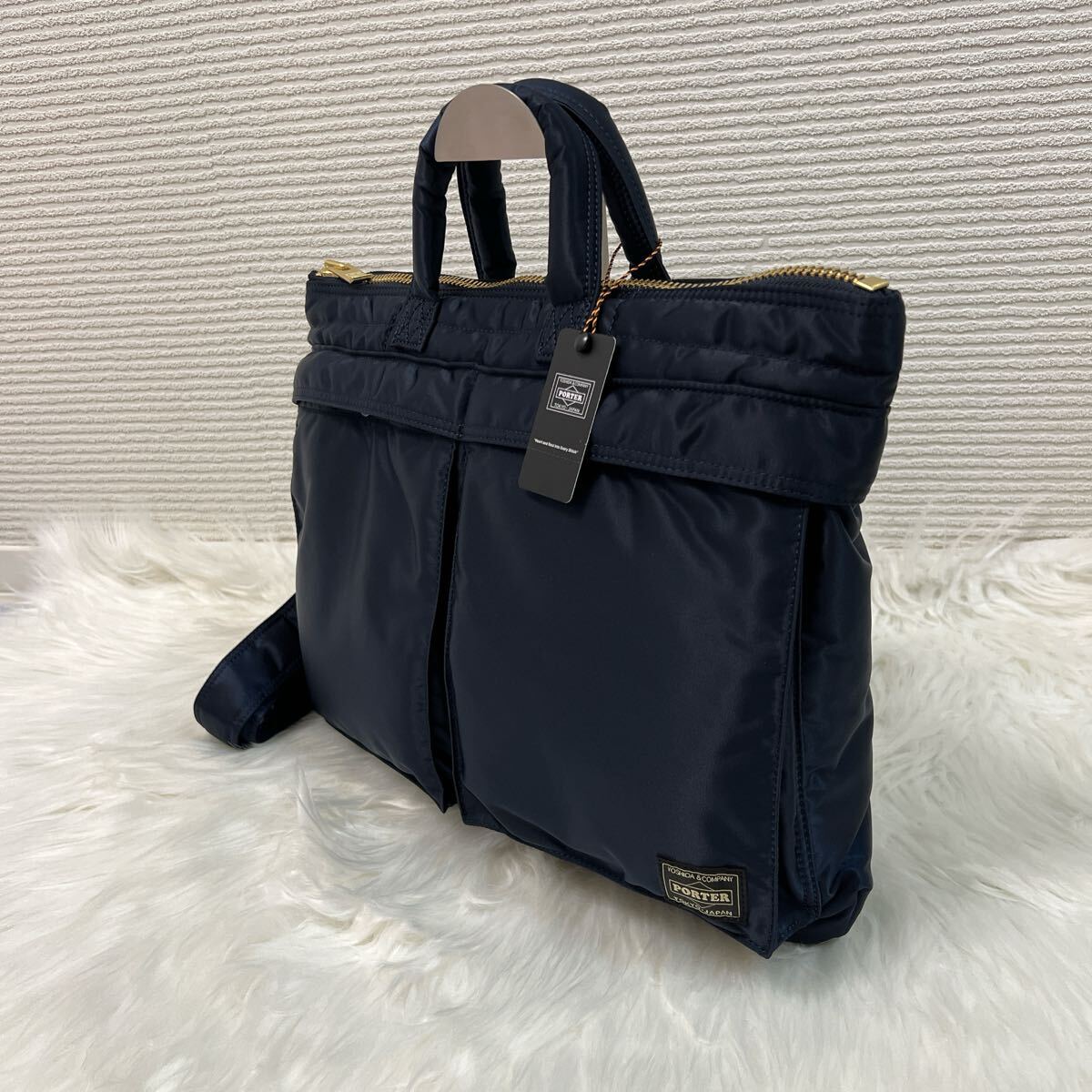 mtk 様 ✨未使用級 ポーター タンカー ヘルメットバッグ ブリーフケース タグ付き未使用品】【ポーター タンカー/PORTER TANKER
