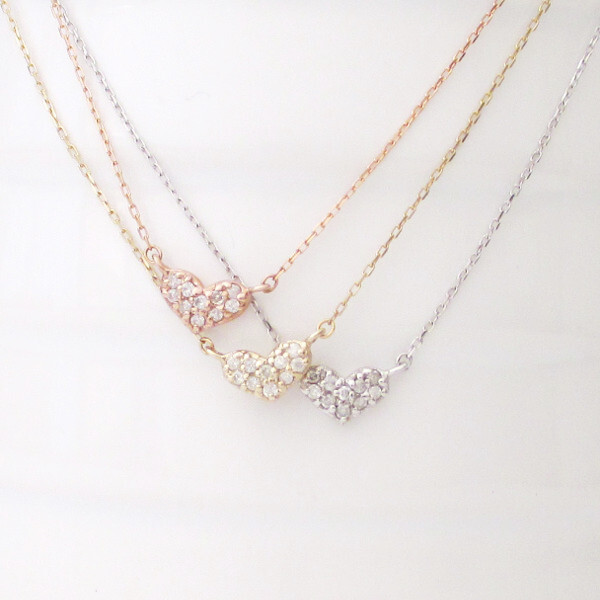  колье женский 18k Gold k18 металл аллергия соответствует 18 золотой Heart бриллиант рубин сапфир 