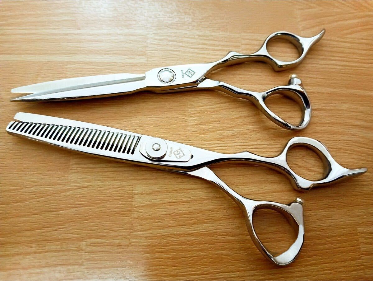 切れ味Maxプロ仕様シザーセニングシザー理美容師すきばさみ⭐️トリミングペット可 カットシザー 切れ味Max プロ仕様 シザー セニングシザー 美容師
