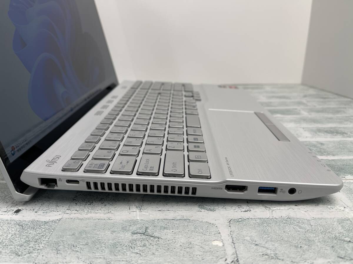 富士通 LIFEBOOK AH50/H1 AMD Ryzen 7 5700U メモリ16GB+SSD256GB+DVD Office2021 15.6型FHD Win11 ノートパソコン 送料無料 N7J1077