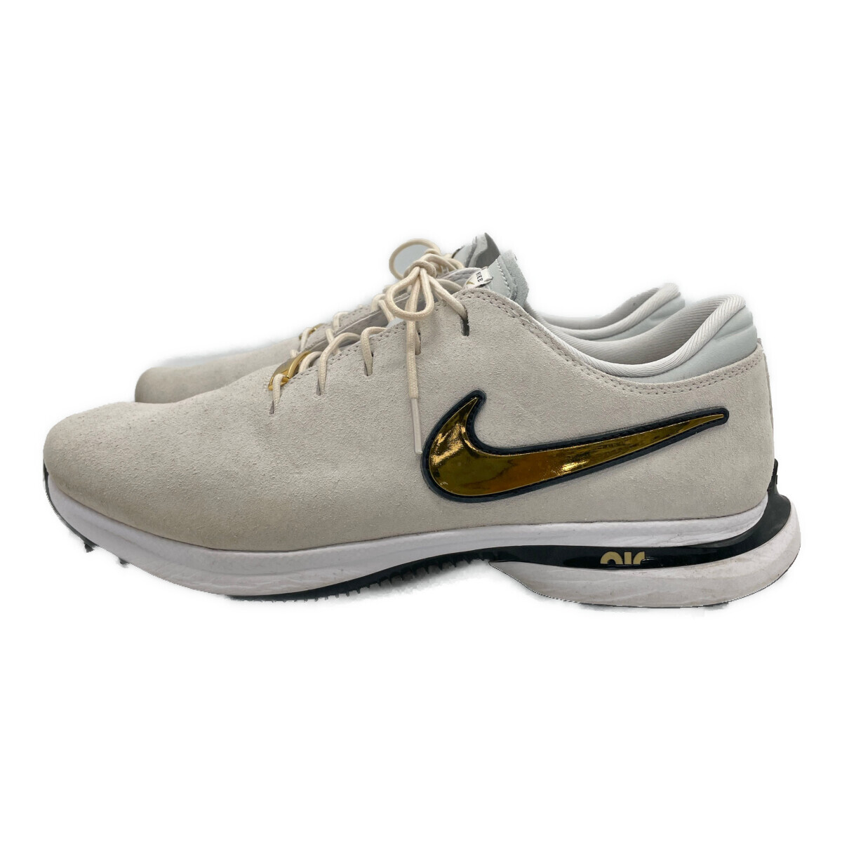 coco б/у Nike NIKE туфли для гольфа 28.5cm белое золото × серебряный воздушный zoom Victory Tour 3 NRG [FJ2242 100] K6295