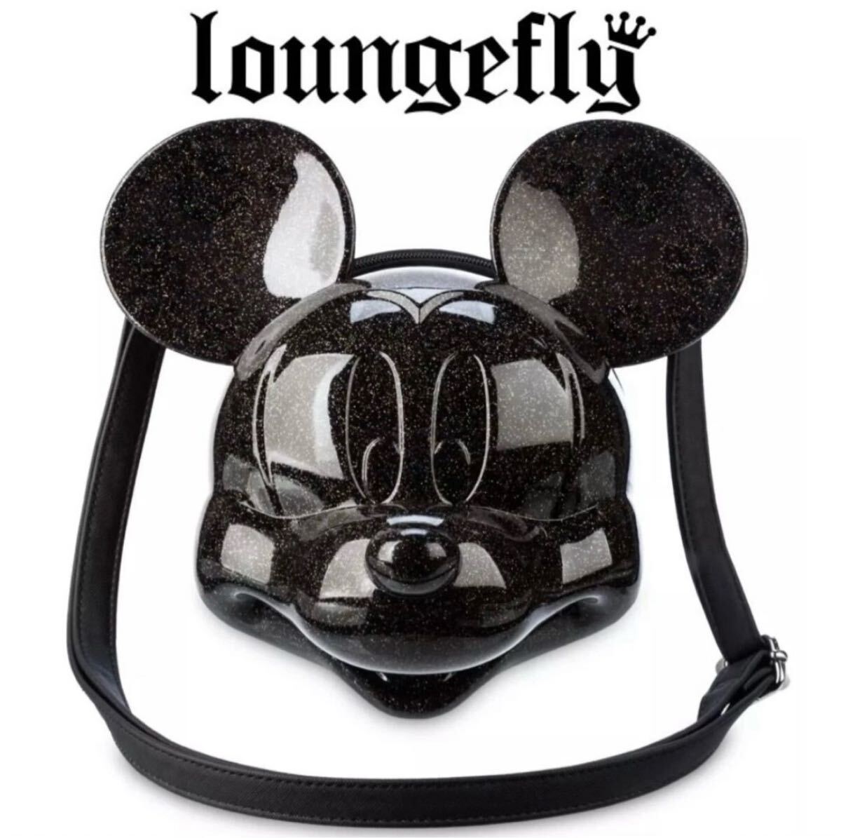 新作!Disney x loungefly ミッキーショルダーバッグ ラウンジフライ ディズニー ミッキー ショルダーバッグ フェイス