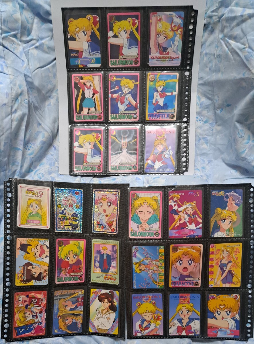 ♡当時物♡ セーラームーン カード カードダス アマダ まとめ売り セーラームーン】27枚まとめて/ カードダス/ アマダ