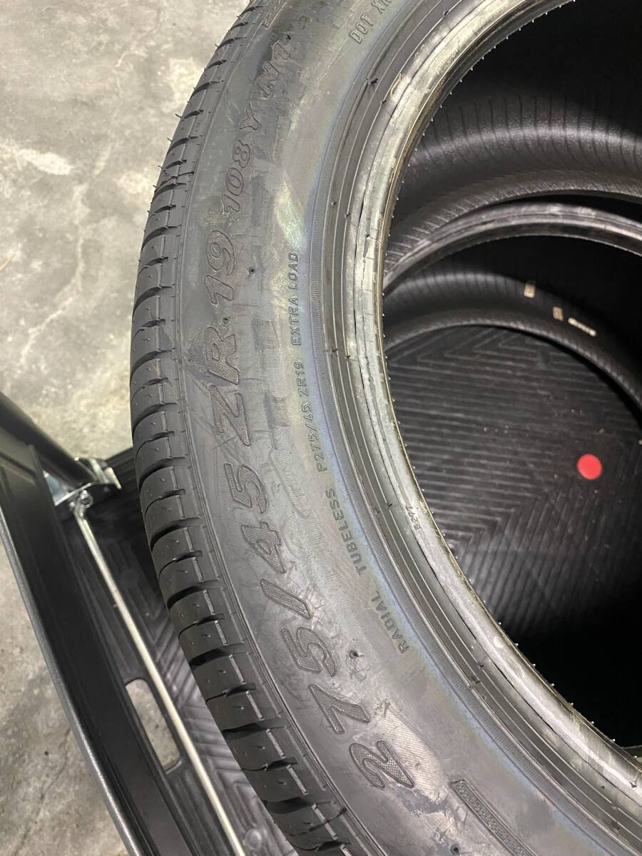 【法人宛限定送料無料】PM65-531 PIRELLI 275/45ZR19 108Y XL 275/45R19 P ZERO ROSSO(N1) 2本セット 2022年製_画像4