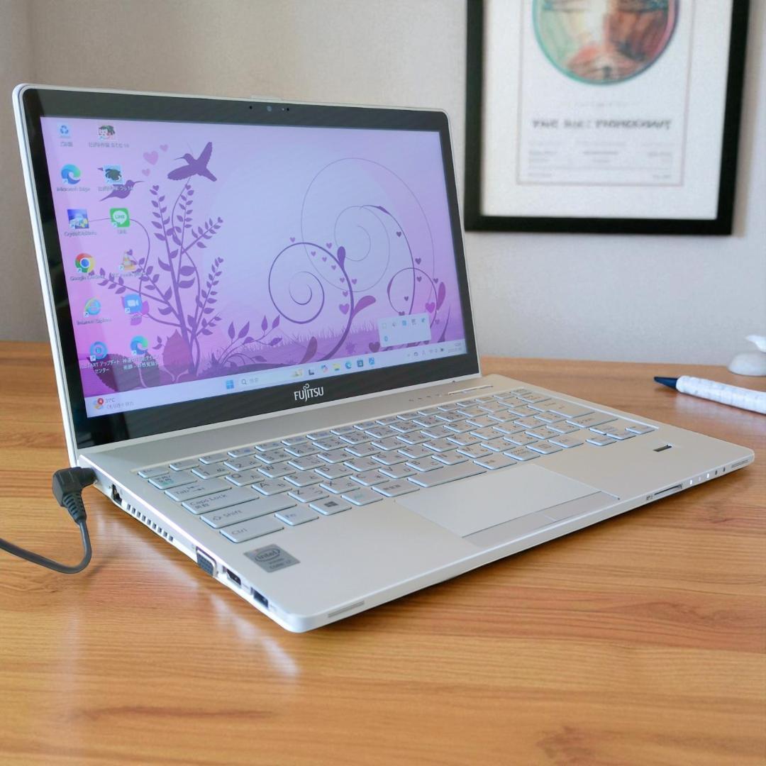 富士通 SH75M Windows11 WQHD 富士通 LIFEBOOK SH75 オフィス付き 大容量HDD ノートパソコン