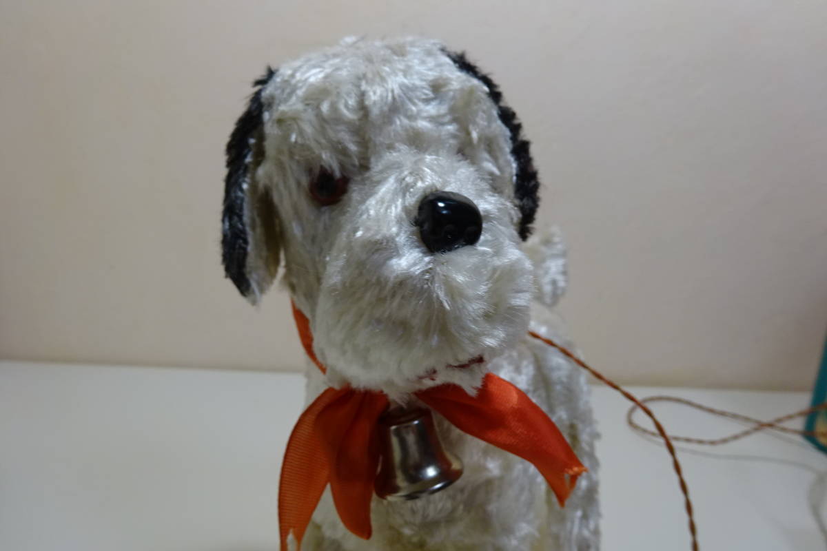  анимация есть!!*LINEMAR TOYS( линия mart -i) фирма *PAL THE PUPPY* Showa Retro жестяная пластина Vintage античный .. Chan подлинная вещь 