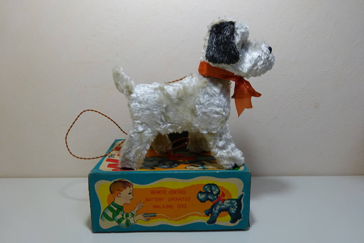  анимация есть!!*LINEMAR TOYS( линия mart -i) фирма *PAL THE PUPPY* Showa Retro жестяная пластина Vintage античный .. Chan подлинная вещь 