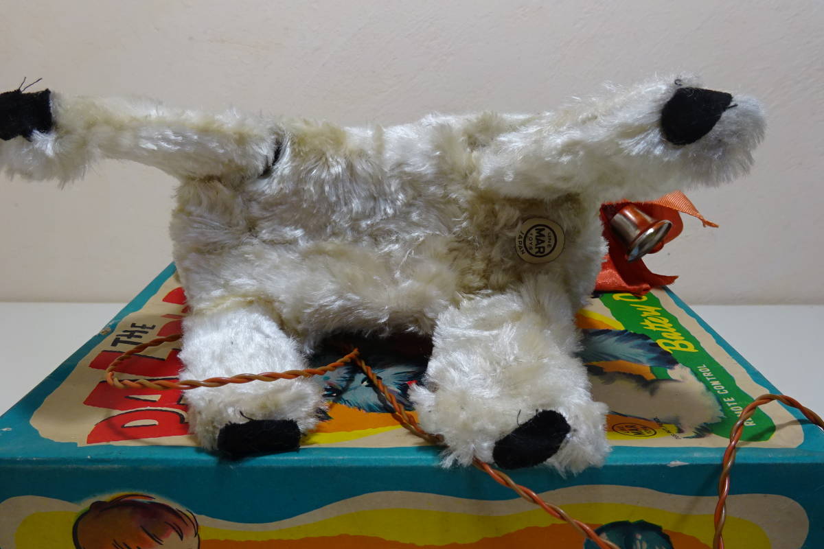  анимация есть!!*LINEMAR TOYS( линия mart -i) фирма *PAL THE PUPPY* Showa Retro жестяная пластина Vintage античный .. Chan подлинная вещь 