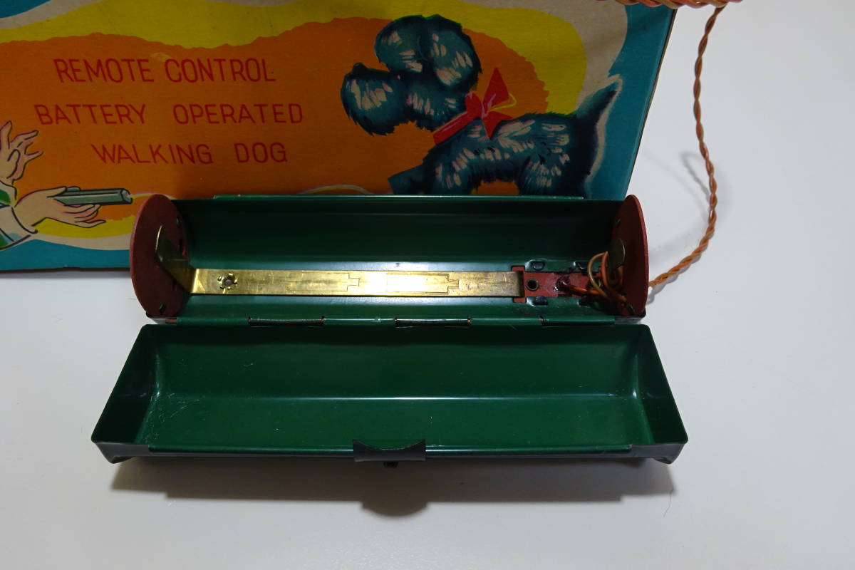  анимация есть!!*LINEMAR TOYS( линия mart -i) фирма *PAL THE PUPPY* Showa Retro жестяная пластина Vintage античный .. Chan подлинная вещь 