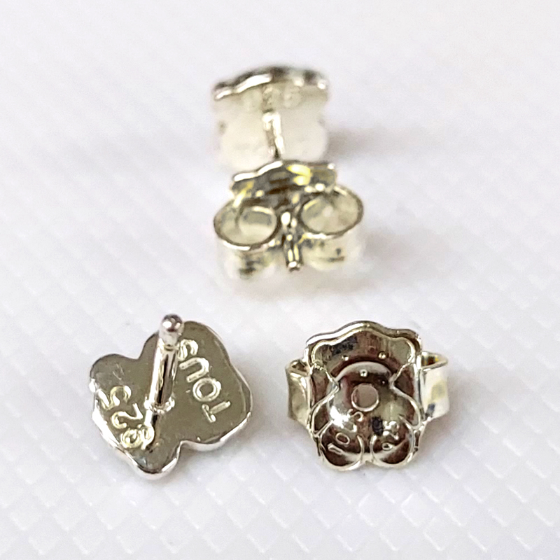 アウトレット! TOUS トウス SV925 ピアス New Color くま 815433600 アマゾナイト 7mm シルバー 送料無料 並行輸入品_画像3