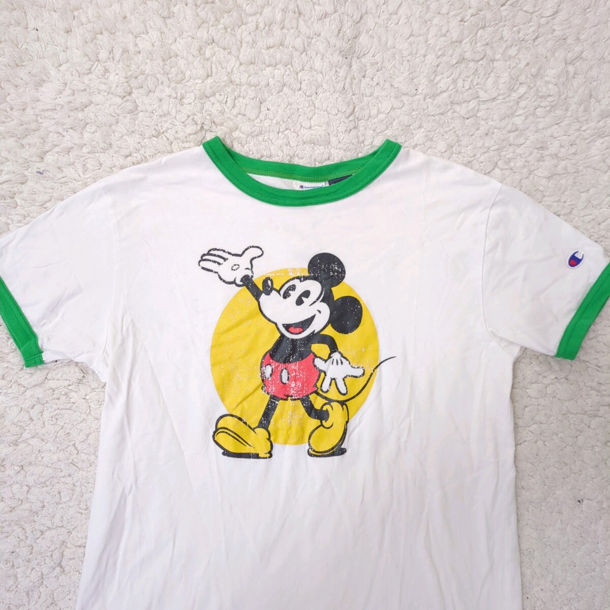 CHAMPION x ディズニーミッキーマウス Doodle Mens Tee Champion×Mickey Mouse チャンピオン ミッキーマウス ディズニー