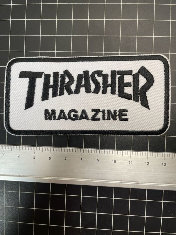 アイロンワッペン★スラッシャーマガジン★THRASHER MAGAZINE_画像1