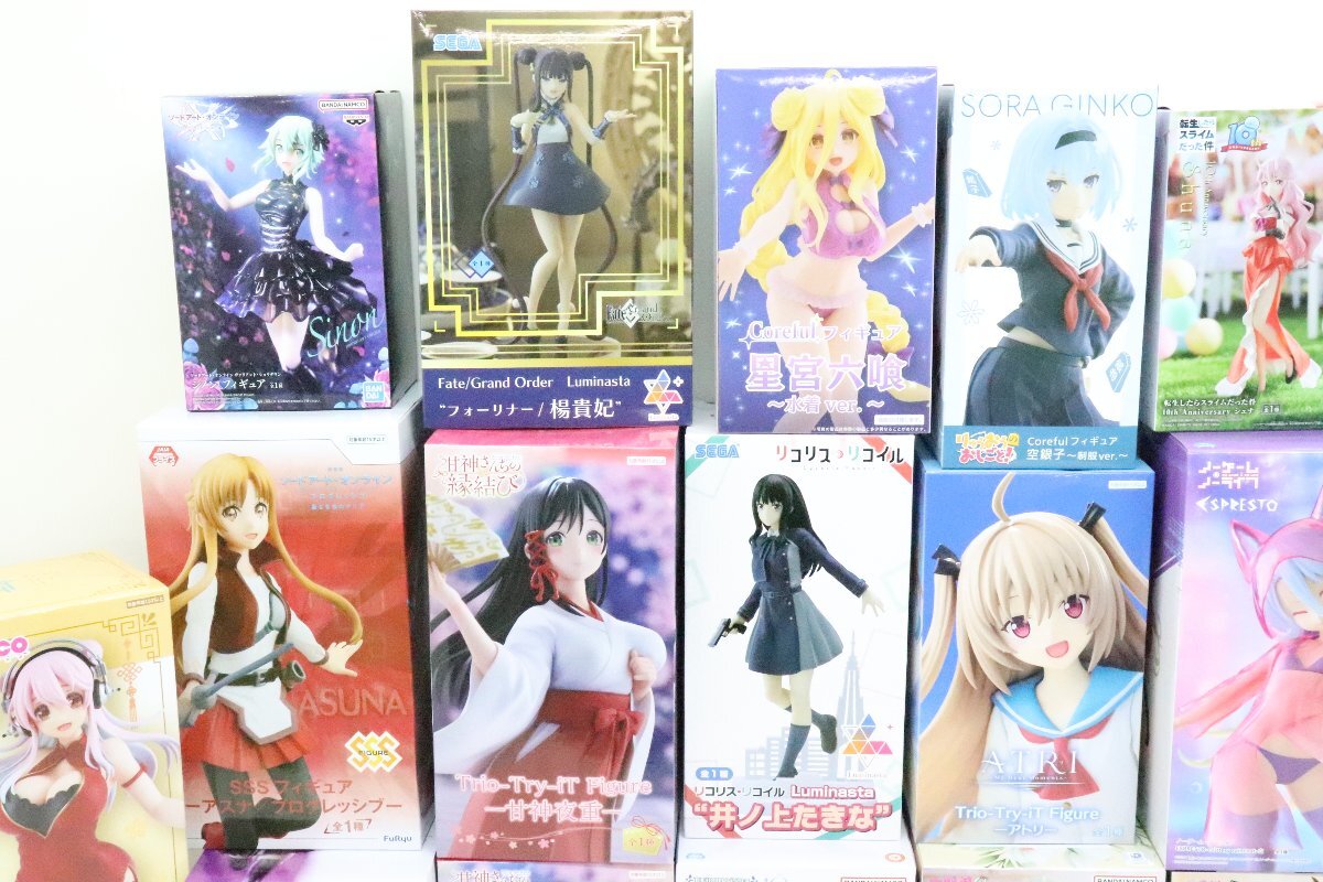 美少女プライズフィギュア27種まとめ売り 27EY○#2 美少女 フィギュア プライズ まとめ売り SAO デート
