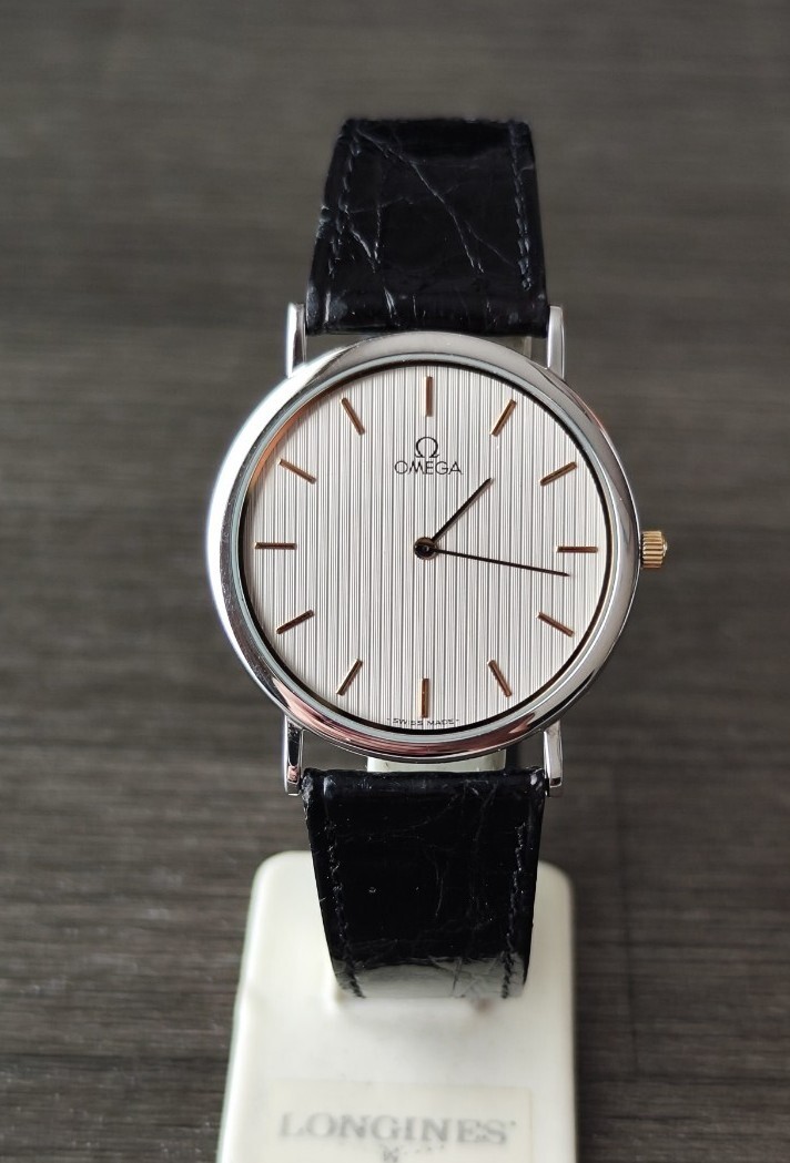 ◆1円◆稼働◆　オメガ　　DEVILLE　シルバー　自動巻き　ユニセックス　腕時計　　G064 OMEGA オメガ DeVille デビル 551.038 Cal.661 24石 カット