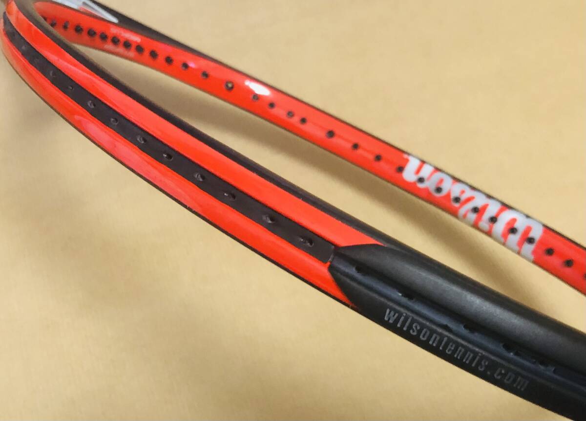 極美品 WILSON PROSTAFF ROK 93 ウィルソン プロスタッフ ROK 93 未使用レザーグリップ交換 93sq 18×20 ウィルソン廃盤スペック_画像7