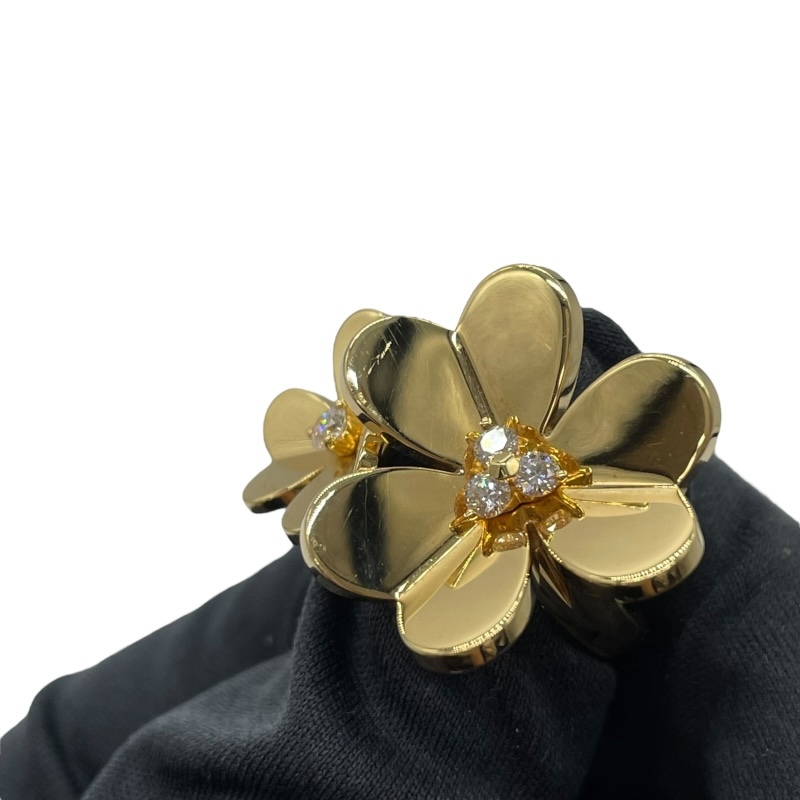 ヴァンクリーフ＆アーペル Van Cleef & Arpels フリヴォル アントレ レ ドア リング K18YG ジュエリー 中古_画像7