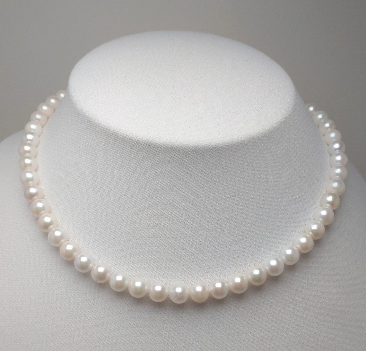 ∮真珠専門館∮ アコヤ真珠 7.0-7.5mm ネックレス 大特価（税込み価格）_画像1