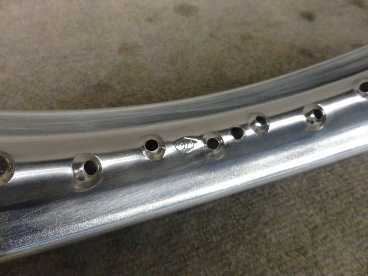 ホンダ CB750 K0～K6 純正フロントリム DID 1.85×19 40H 当時物 YJ27①_画像3