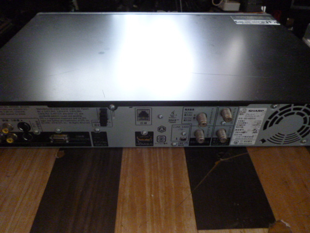 SHARP　ブルーレイレコーダーBD-HDS32　電源NGジャンク