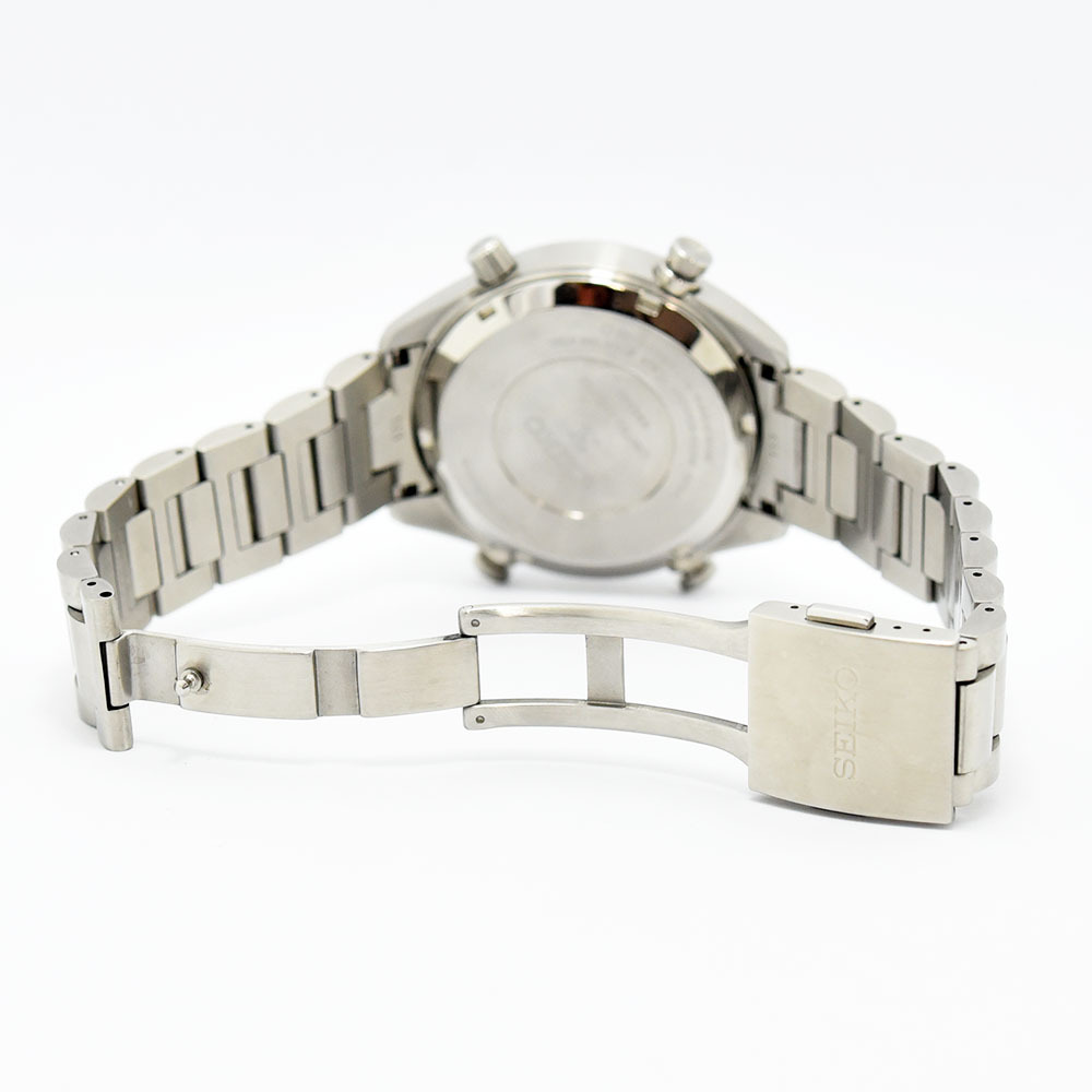 セイコー 中古 メンズ SEIKO プロスペックス スピードタイマー SBER009 8A50-00D0 セイコー腕時計110周年記念 ソーラー SS シルバー_画像4