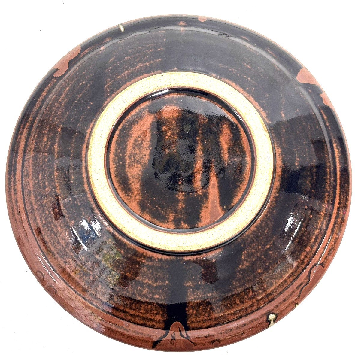 [41][ продажа вместе * витрина самовывоз возможно ] Mashiko . хурма .. большая тарелка корпус только ширина 31cm. сиденье украшение тарелка орнамент тарелка традиция прикладное искусство день текст . товары долгосрочного хранения 