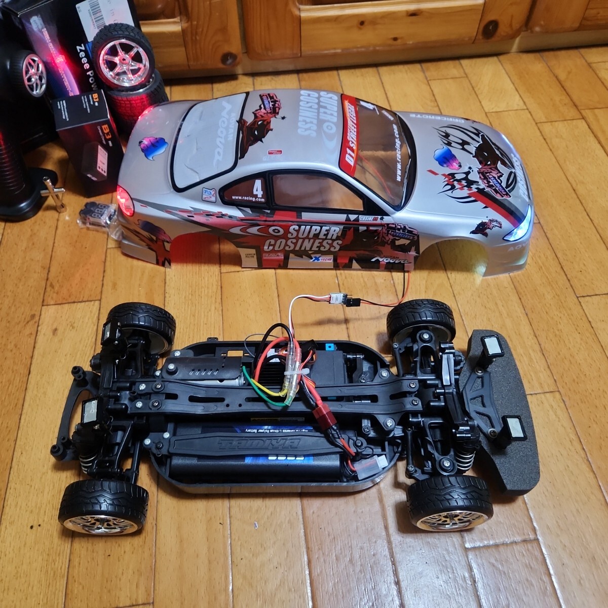 専用 タミヤ ドリフト ラジコン フルセット TT01 typeE シルビア 動画あり 即決《送料無料》 タミヤ ドリフト ラジコン フル