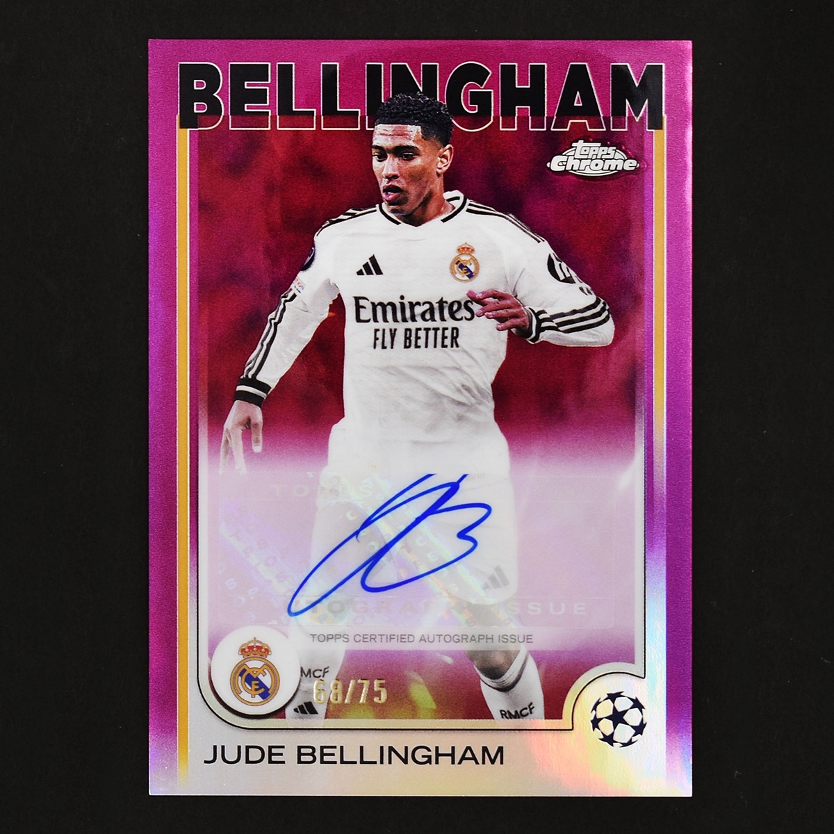 TOPPS UCC 24-25 ベリンガムサインカード 50枚限定 75枚限定 ジュード・ベリンガム 直筆サインカード 2024-25 Topps