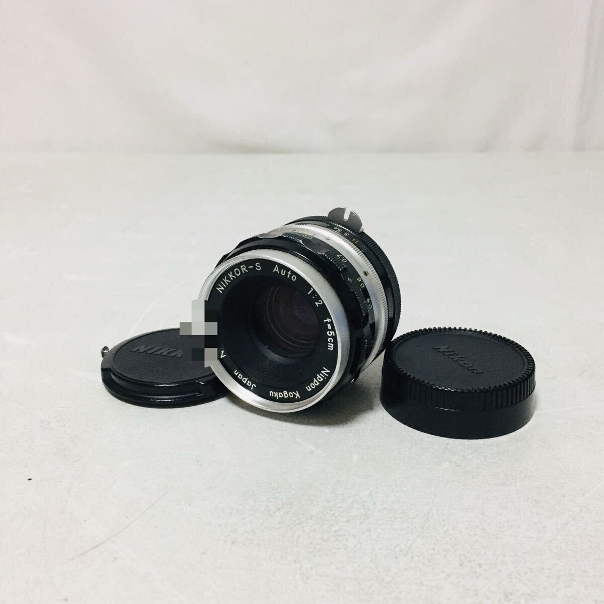 希少 Nikon NIKKOR-S Auto 5cm F2 PAT.PEND.刻印有 カビ曇りなし j0424_画像1