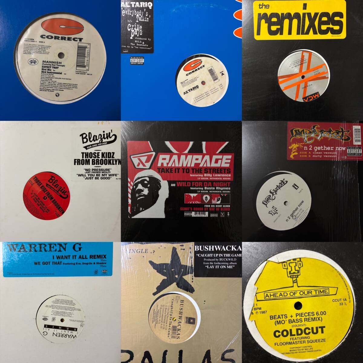 HIPHOPレコードまとめ売り 54枚セット HIPHOPレコード まとめ売り 12インチ54枚セット HIP HOP R&B 12