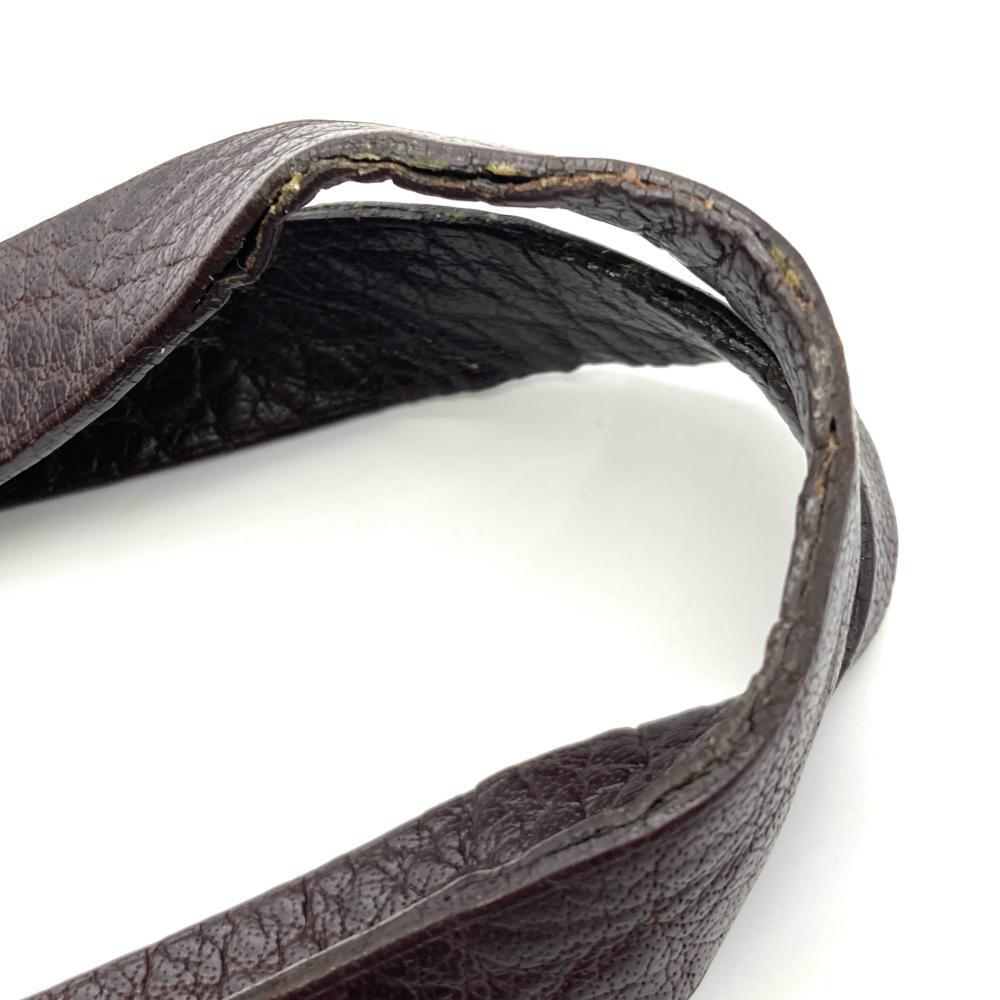 エルメス HERMES アメダバ ディアゴPM トートバッグ レザー ポリエステル ブラウン レディース_画像6