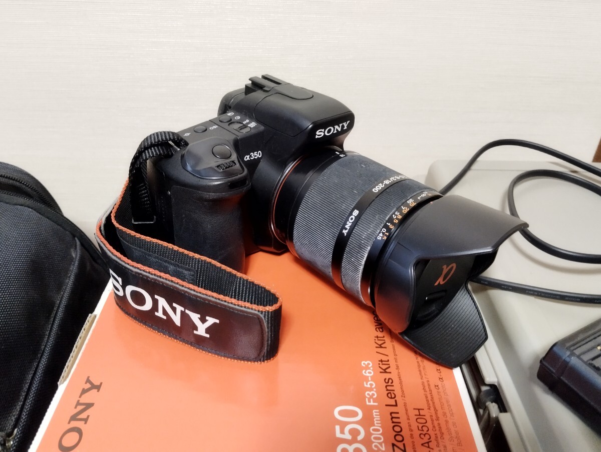 SONY α350 DSLR-A350 高倍率ズームレンズ DT 18-200mm SAL18200