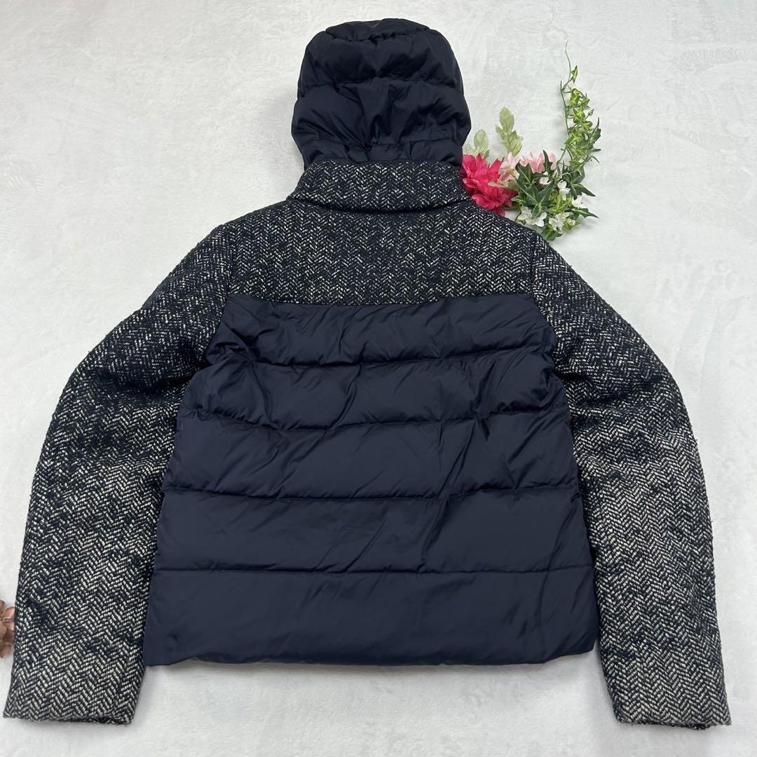 H444 XS 12A 150cm ヘルノ ツイード ダウン キッズ レディース H444 XS 12A 150cm ヘルノ ツイード ダウン キッズ レディース