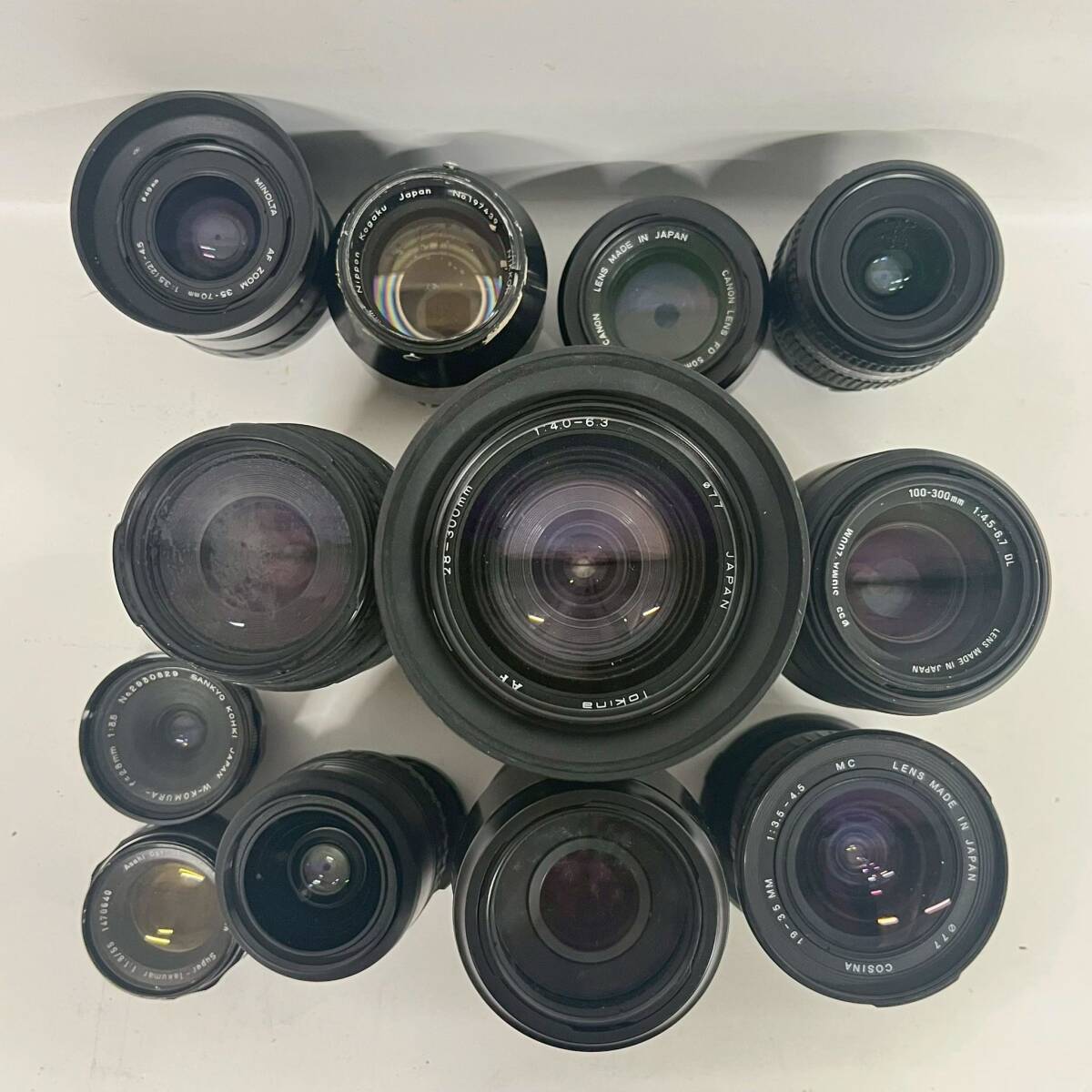 Canon Nikon SIGMA MINOLTA レンズ 12本まとめ 1円~【12点】カメラ レンズ まとめ Nikon NIKKOR-P Auto 1:2.5 f