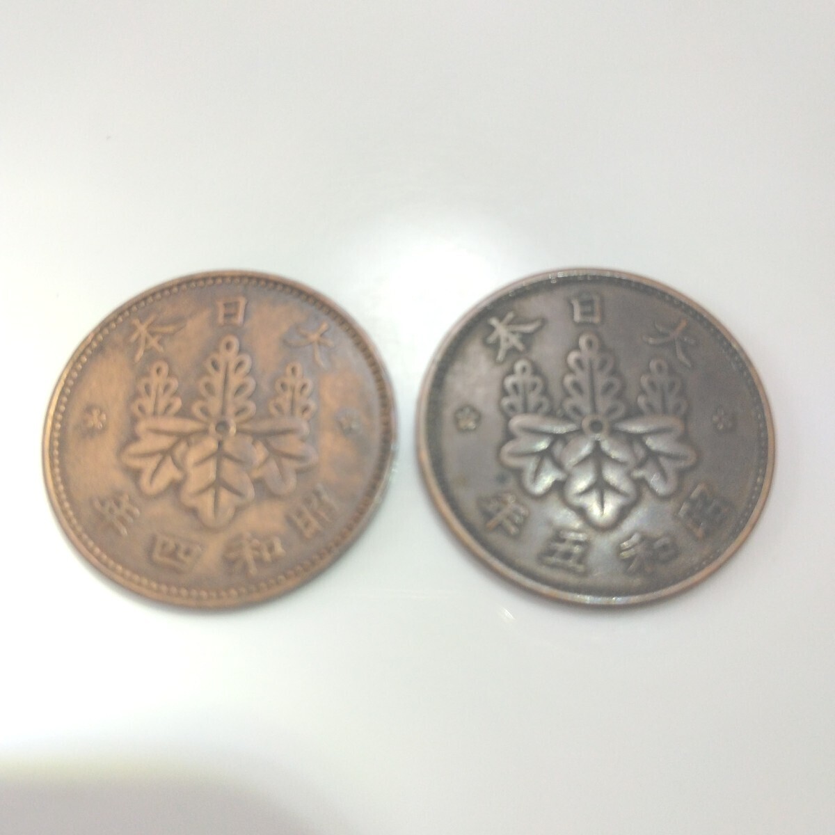美品 桐一銭青銅貨 明治四年 特年 希少 美品 桐一銭青銅貨 明治四年 特年 希少 桐1銭