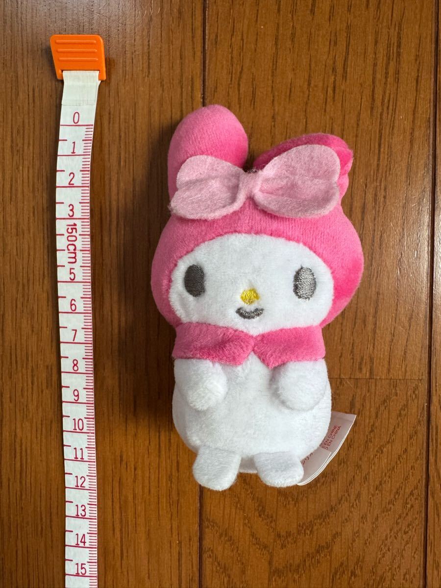 マイメロディ　マイメロ　ローズボア 花かざり BIG ぬいぐるみ　マスコットのおまけ付き　美品_画像3